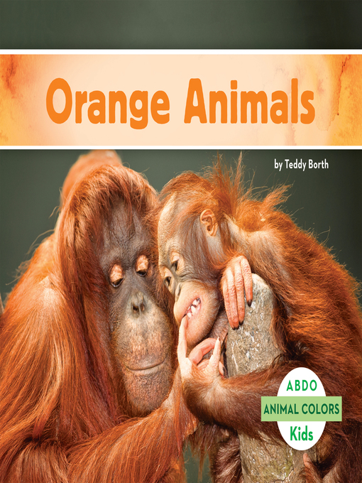 Cover image for Orange Animals